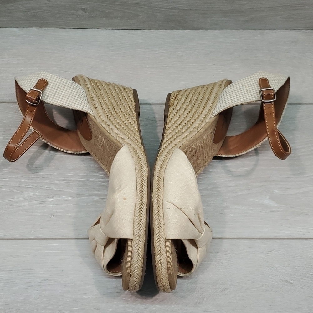 Lucky Brand Womens Kavala Espadrille Wedge Ankle Strap Sandals shoes sz 10B - Picture 9 of 13
